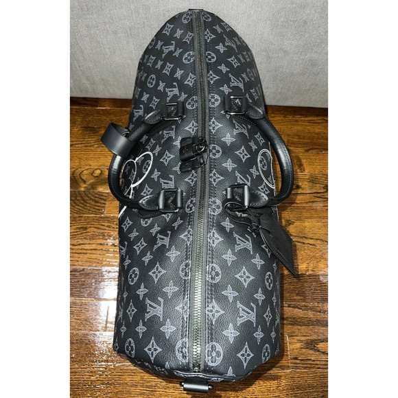 Louis Vuitton Keepall Bandouliere 50 Vivienne Eclipse Duffle Weekend Travel Bag - Picture 8 of 10